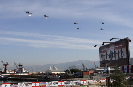 Lebanon's independence day military parade