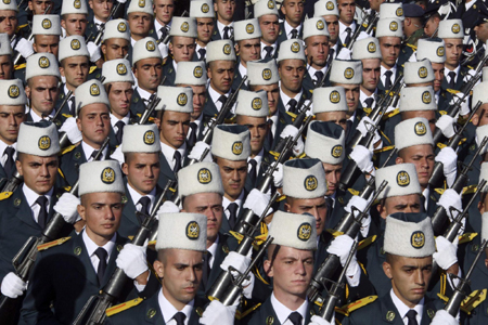 Lebanon's independence day military parade