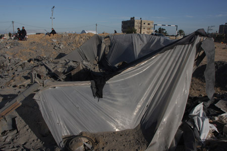 Israeli army confirms airstrike at Gaza targets