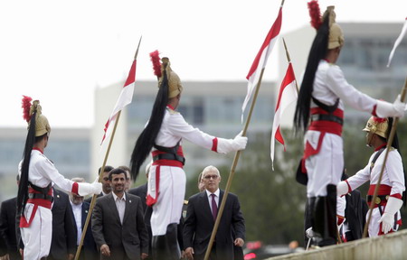 Iran's Ahmadinejad on trip to Brazil