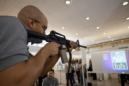 Police equipment exhibition in Caracas
