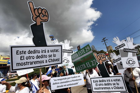 Honduras tries to poll out of coup crisis