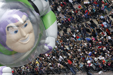 Macy's Thanksgiving day parade in New York