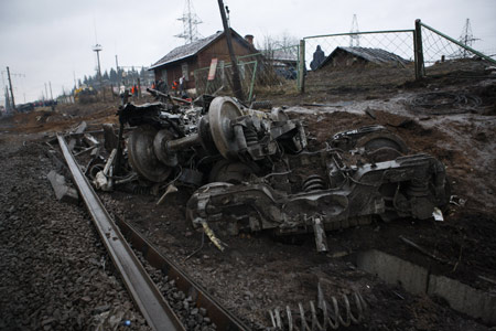 Terrorist bombing feared behind Russia train derailment