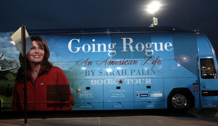 Palin book tour host to foreign press: stay away