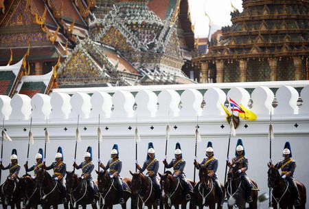 Ailing Thai king calls for peace on 82nd birthday