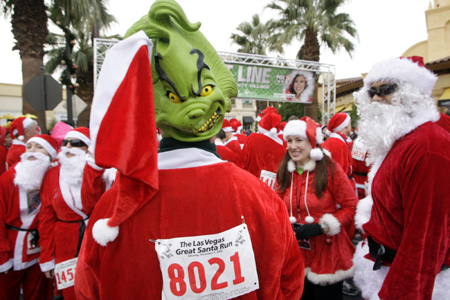 Most Santas in one place