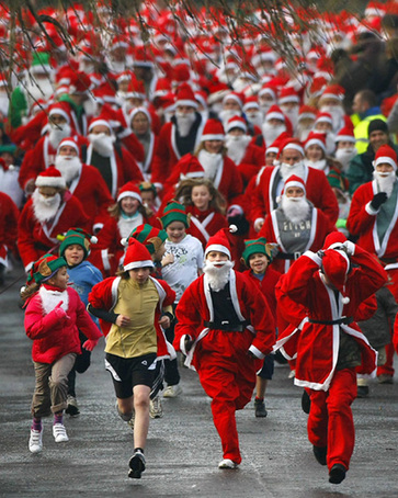 Great Scottish Santa Run in Scotland