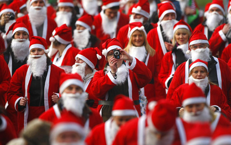 Great Scottish Santa Run in Scotland