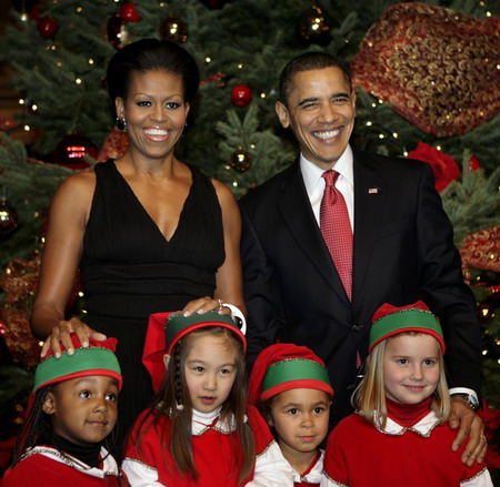 Obama attends the Christmas in Washington Celebration