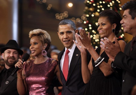 Obama gives his presidency a B-plus grade