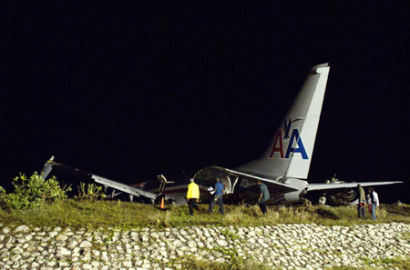 US plane overshoots Jamaica runway, dozens hurt