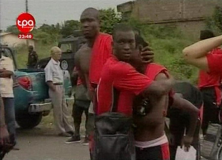 Two arrests in attack on Togo soccer team