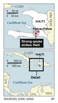 Major quake hits Haiti; many casualties expected