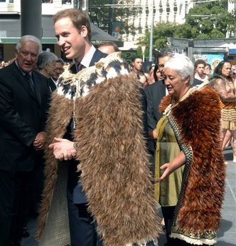Britain's Prince William attracts NZ crowd