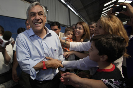 Billionaire Sebastian Pinera wins Chile presidency