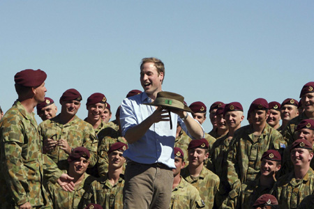 Prince William enjoys rap serenade in Aussie tour