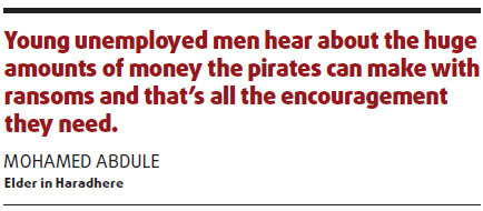 Piracy appeals to young Somalis