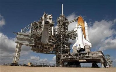 Space shuttle blasts off on last night flight
