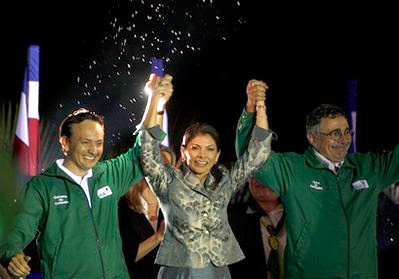 Costa Rica elects 1st woman president