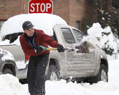 Major snowstorm hits Washington DC area