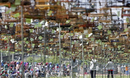 Bird-singing contest in Bangkok