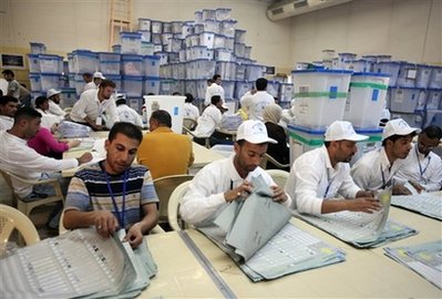 First Iraqi vote results likely on Thursday