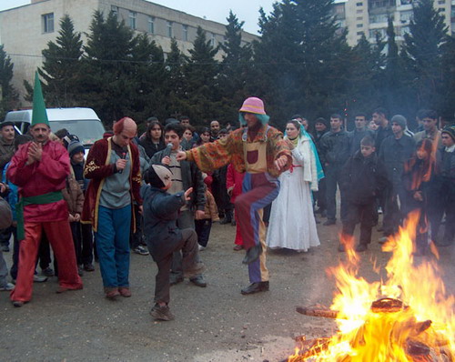 A little fire can inspire people at New Year's