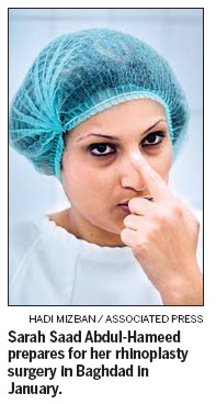 Botox in Baghdad? Iraqis go for a little nip, tuck