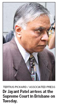 US doctor on trial in Australian patient deaths