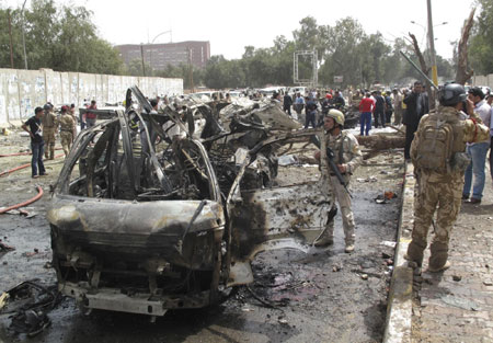 32 killed, 100 injured in Baghdad suicide car bombings