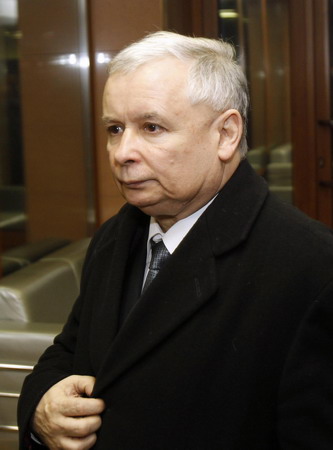 People mourn the late Polish president