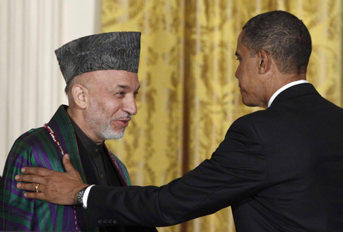 Karzai, Obama create image of clean slate in Washington