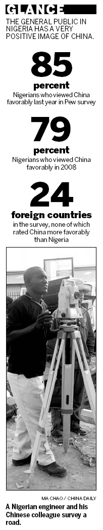Chinese engineers boost Nigeria's roads