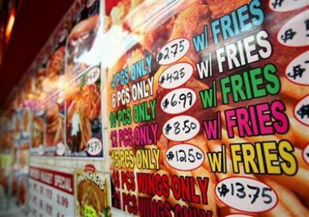 US menus still calorie-laden despite new laws
