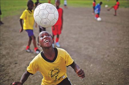 Haiti welcomes World Cup as trauma therapy