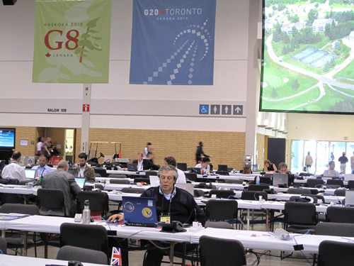 A look at G20 media center