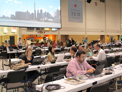 A look at G20 media center