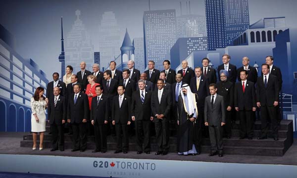 G20 Toronto summit begins plenary session