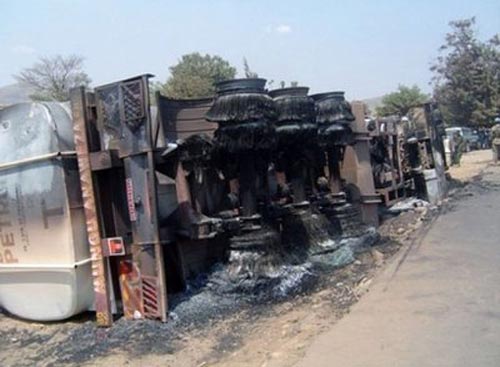 Fuel tanker explosion kills over 230 in Congo