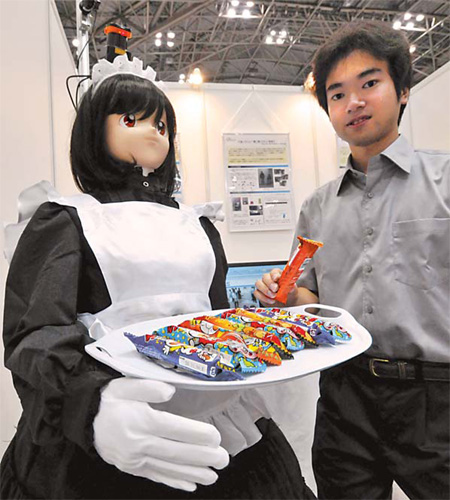 Robots to ease workload in greying Japan