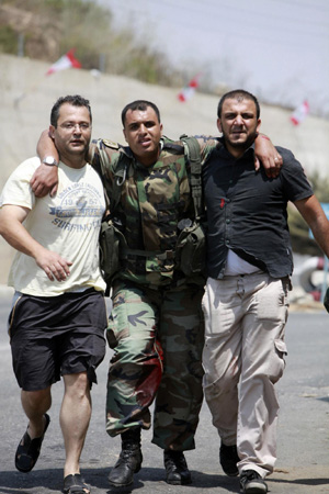 Israeli, Lebanese soldiers exchange fire on border