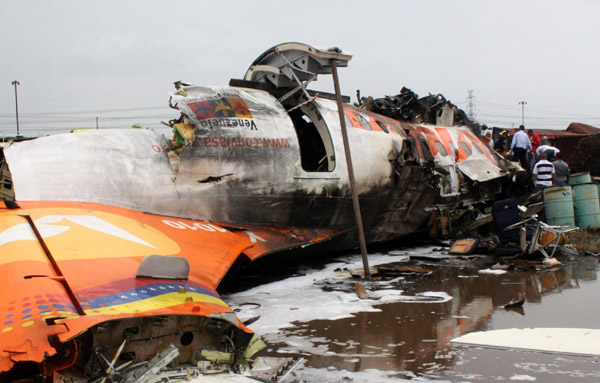 14 dead, 33 injured in Venezuela plane crash