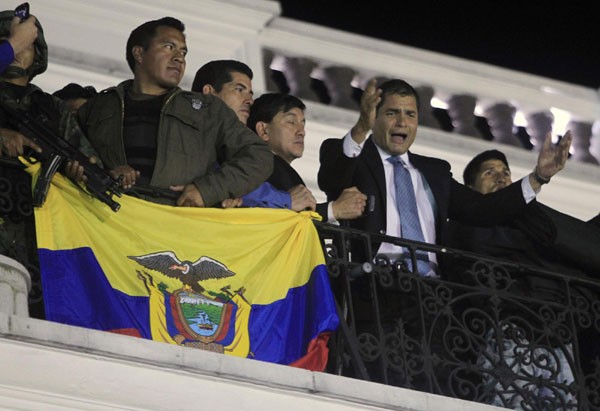 Ecuador's police commander steps down after unrest