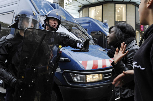 France's Sarkozy: We'll crack down on protests
