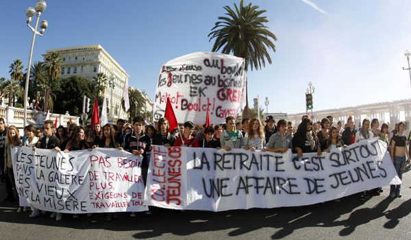 France's Sarkozy: We'll crack down on protests