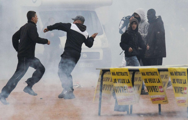 France's Sarkozy: We'll crack down on protests