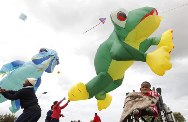 Flying high at kite festival