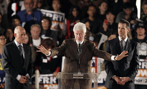 Bill Clinton races to help Democratic candidates
