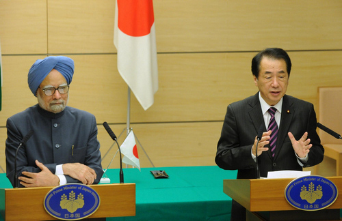 Japan, India agree on tighter ties